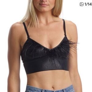 Commando Faux Leather
Feather Bralette